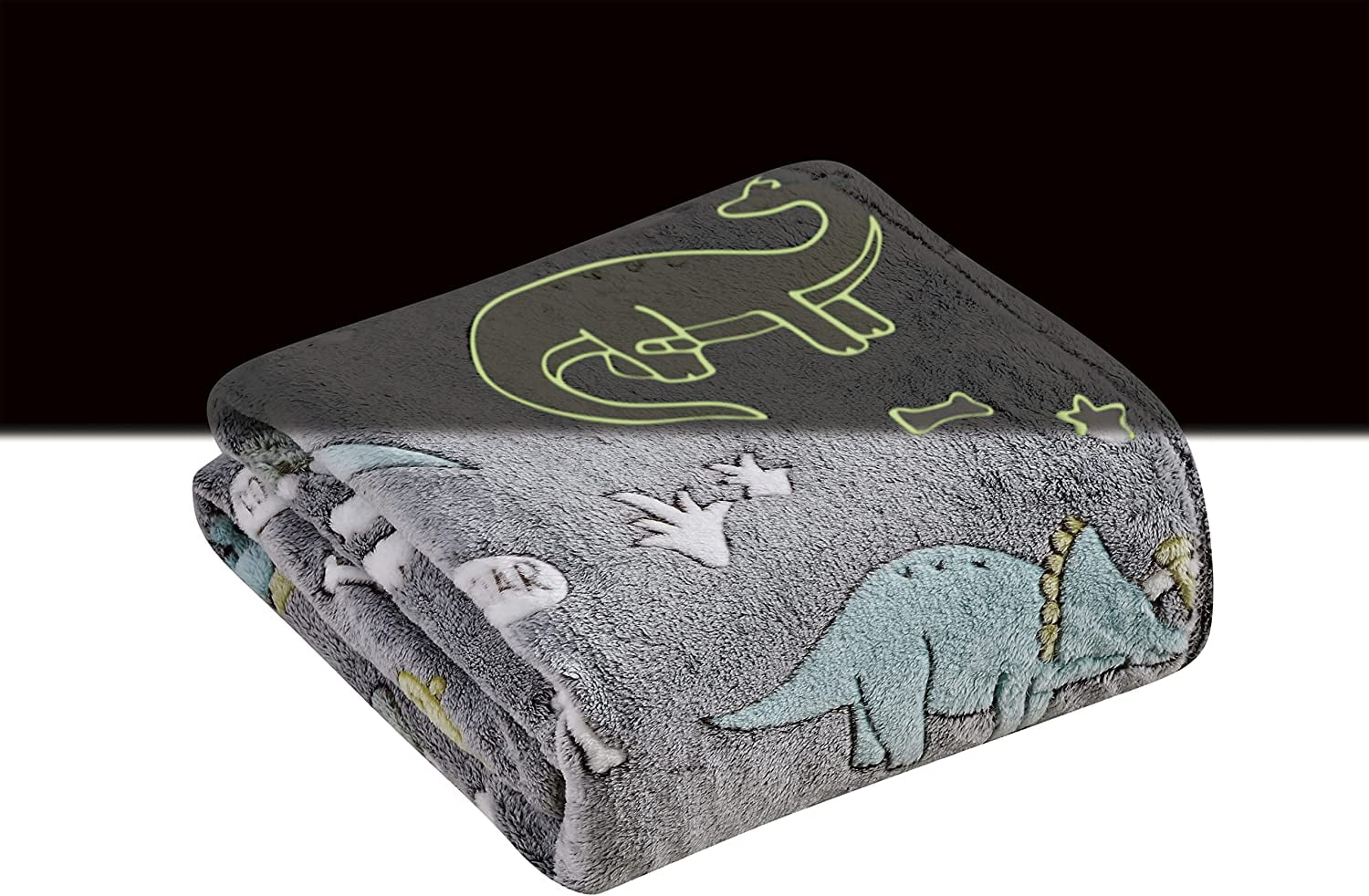 "Manta de lanzamiento impresa que brilla en la oscuridad suave decoración de felpa difusa para niños adolescentes 50""x60""" - Imagen 11 de 24