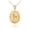 Yellow, variant on 14k White Gold Filigree Oval Zodiac Sign Pendant Necklace Taurus (PENDANT ONLY)
