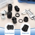 thumbnail image 3 of Uxcell 30 Pcs M25 Cable Gland, 12-15mm Wire Hole Waterproof Nylon Cable Joint for Cable Fixing, Wiring, Repairing, Gland Replacement, Electrical Appliances, Black, 3 of 6