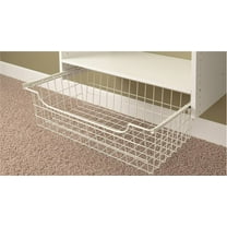 Easy Track 1308 8" Wire Basket - White