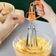thumbnail image 4 of Batidora de manivela | Batidor de huevos semiautomático | Batidor manual de mano | Utensilio de cocina ergonómico no eléctrico | Batidos, crema batida y rebozados | Fácil de limpiar | Tamaño, 4 of 5