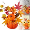 thumbnail image 6 of BNNG Fall Decorations for Home Table Centerpiece with Pumpkin Vases - Thanksgiving Kitchen Dining Indoor Décor Set for Autumn Harvest Seasonal Display, 6 of 8