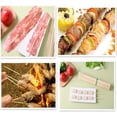 thumbnail image 5 of 200 Pieces Wooden Skewers Bamboo Bbq Sticks For Barbecue, Family Gatherings (2.5mm * 25cm), 5 of 5