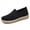 Black, variant on LASUDRAA Womens Casual Shoes Comfortable Breathable Slip-On Walking Shoes