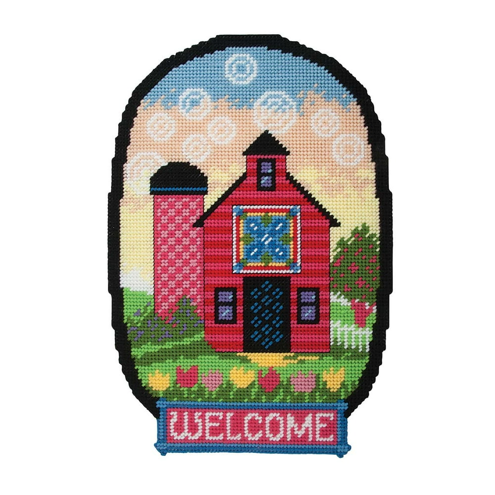 Herrschners® Spring Barn Wall Hanging Plastic Canvas Kit