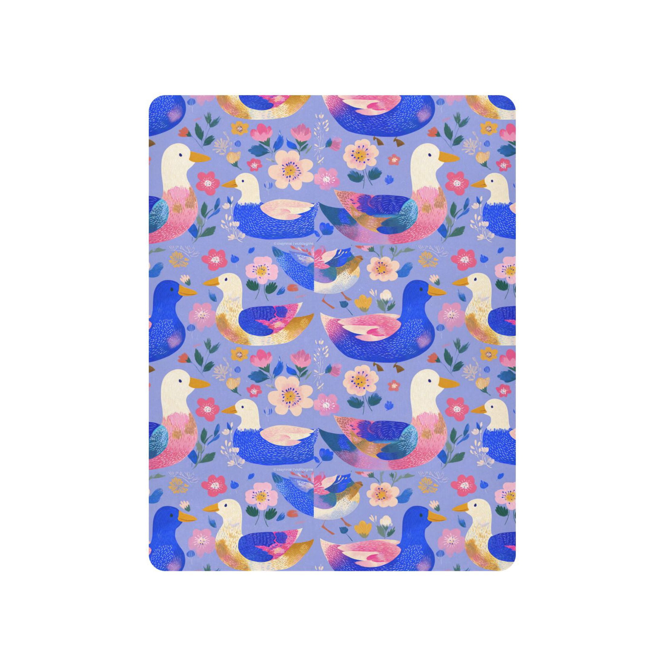 Baby Essentials 52”x 28”- Standard Cotton-like Modal Elastic- Duck Design Crib Sheets for Newborns and Toddlers