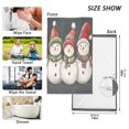 thumbnail image 6 of Yayeee 100% Cotton Hand Towels for Bathroom 16" x 28" Soft Absorbent Kitchen Towel, Red Snowmen, 6 of 7