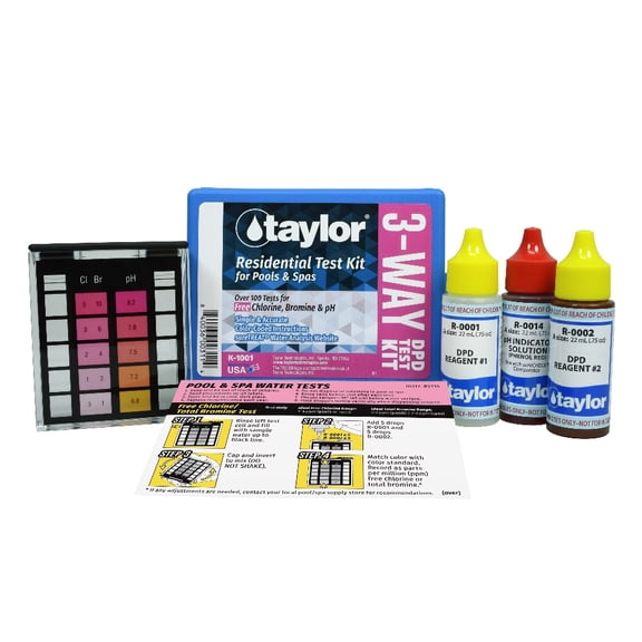 Taylor Technologies K-1001 Residential Basic DPD Pool & Spa Test Kit