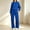 Blue, variant on Crew Neck Sweatshirts Women,2 Piece Sets for Women Soft Sweatshirts Pullover Sweatshirt Sweat Set Jackets for Women Athleisure Sets Women Solid Color Active Wear Sets,Navy,XL