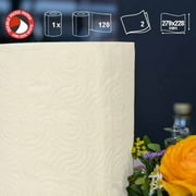 Renova Cream Paper Towel Roll 2 Ply 120 Sheets – Same Count, Now More Compact and Absorbent