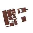 thumbnail image 2 of Esquirla DIY Leather Wallet Set Card Organizer Handmade Pre Punched Mens Purse Making Dark Brown, 2 of 8