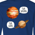 thumbnail image 4 of Inktastic Jupiter and Saturn Space Humor "sup Saturn", "sup Jupes" Long Sleeve Youth T-Shirt, 4 of 5