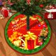 thumbnail image 1 of Falda de árbol de navidad roja, cubierta de pie de Papá Noel, copo de nieve, alfombra de árbol de Navidad, decoraciones de alfombrilla Base, 72/92/122Cm, 1 of 4