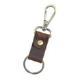thumbnail image 1 of DYNWAVECA Fashion Leather Keychain, Unisex Key Chain Holder, Business Metal Key with Belt Loop, Key Coffee, 1 of 2