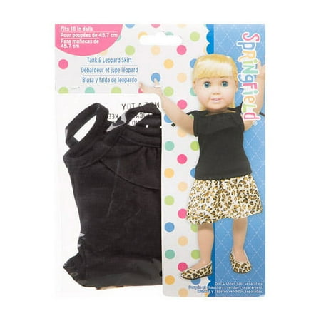 Springfield Collection Doll Clothes: Tank/ Leopard Skirt