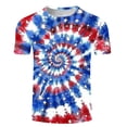 thumbnail image 4 of VgaVtl Short Sleeve Mens T Shirts Big and Tall Summer Independence Clothing for Men Casual Tie-Dye Holiday Workout Shirts, 4 of 5