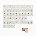 thumbnail image 4 of American Mahjong Tiles Only | 4 Layer Pink White Lotus Base Acrylic Mahjong Set, 160 Count Blue Ocean Marbled Acrylic Mahjong Pieces, 1.2 Inch Official Standard Size for US Mahjong Game, 4 of 4