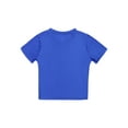 thumbnail image 6 of Eandarui Women Basic Crop Tank Tops Swimwear Oily Glossy Short Sleeve Cropped Tee Shirts Sportswear Blue L, 6 of 7