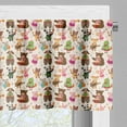 thumbnail image 5 of Ambesonne Music Valance & Curtain, Playing Teddy Bear, 55"x24", Multicolor, 5 of 6