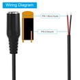 thumbnail image 2 of Siocen Reemplazo De Conector Hembra De 3,5 Mm A Cable Desnudo Trs De Extremo Abierto, Estéreo De 2 Polos, Conector Jack De 3,5 Mm De 1/8 ", Conector Hembra De 3,5 Mm Para Auriculares, Cable De Audio A, 2 of 3