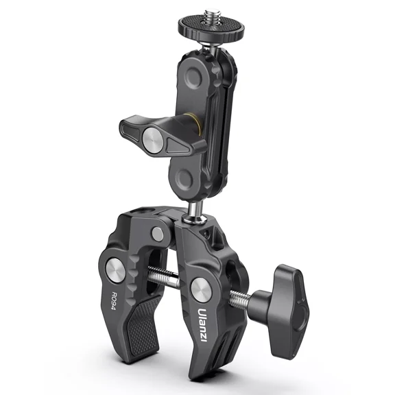 Ulanzi R094 Multi-Functional Super Clamp with Ball Head Arm for Cameras, Action Cameras, and Smartphones
