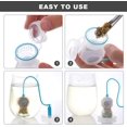thumbnail image 4 of Sin (Orange)Silicone Tea Infuser, Diver Shaped Food Grade Silicone Tea Infuser Fun Loose Leaf Tea Filters, 4 of 5