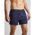 thumbnail image 2 of Bolter Men's 5-Pack Cotton Stretch Boxers Shorts (4X, Blues), 2 of 12