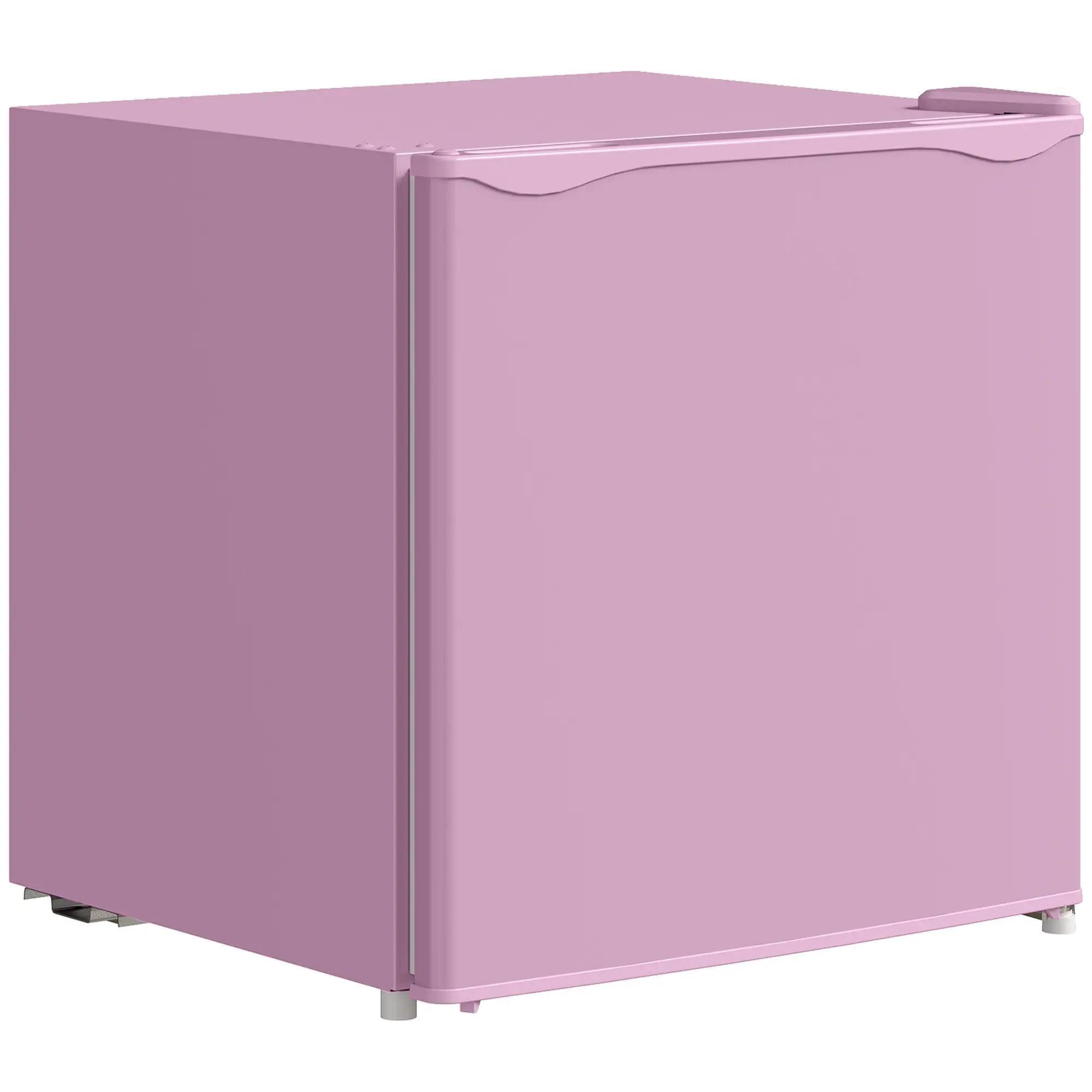 Resenkos 1.1 Cu.Ft Countertop Mini Freezer, Compact Upright Freezer with Removable Shelves, Pink