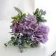 thumbnail image 3 of Ramo de rosas artificiales para novia, boda, fiesta, jardín, decoración del hogar Púrpura A, 3 of 9