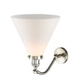 thumbnail image 2 of 515-1W-SN-G41-L Innovations Lighting Cone - 1 Light Wall Sconce In Industrial Style-14 Inches Tall and 12 Inches Wide-Brushed Satin Nickel, 2 of 2