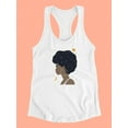 thumbnail image 3 of Heavenly Hair Collection B. Racerback Tank Women -Annie Warren Designs, Female XX-Large, 3 of 4