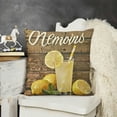 thumbnail image 2 of YINGXI Summer Decorative Throw Pillow Cushion Covers Summer Farmhouse Quote Words Pillow Protector No Insert Summer Home Decor 12x12in, 2 of 5