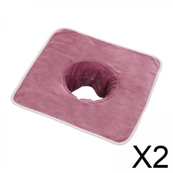Sábana protectora para camilla de ,Toalla para mesa de s de salón Toalla para mesa de s,Toalla absorbente para la cara,toalla tipo almohada con orificio para spa,Cojín de
