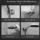 thumbnail image 2 of KDJ 360° Adjustable Shower Head Holder Wall Mount Bracket Stand for General Compatibility Waterproof ABS Bathroom Accessory for Multi-Level Positioning Silver, 2 of 10