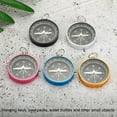 thumbnail image 5 of Uxcell Pocket Compass Survival Sports Navigation Compass with Key Ring Blue, 5 of 6