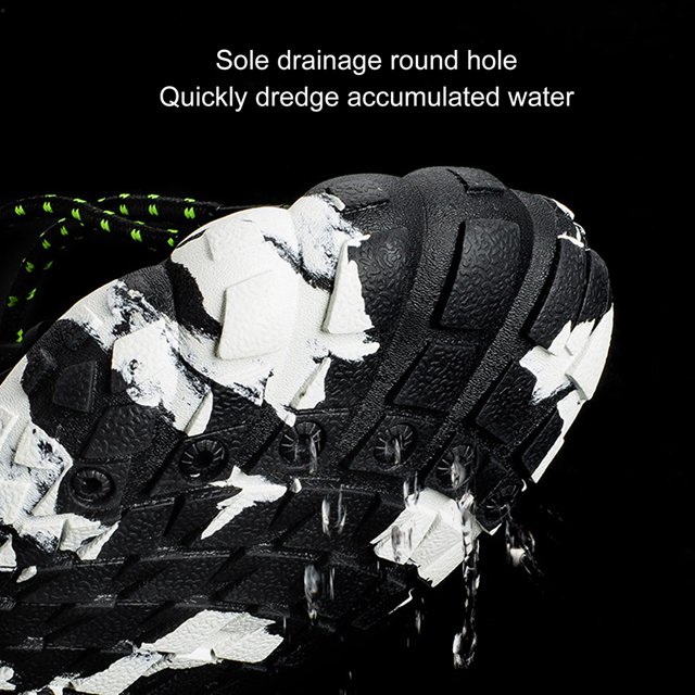 Zapatos Acuáticos Zapatos acuáticos antideslizantes, zapatos de natación transpirables para mujeres y hombres (negro verde 47) Hugtrwg Para Estrenar