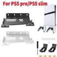 thumbnail image 4 of Support Mural Vertical avec 2 Supports de Manettes pour PlayStation 5 Pro/Slim - Base de Support de Rangement, 4 of 7