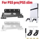 thumbnail image 4 of Soporte de montaje vertical en pared con 2 soportes para mandos para PlayStation 5 Pro/Slim - Base de soporte de almacenamiento, 4 of 7