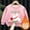 Pink, variant on Baby Girl Sweatshirts Fall Child Boysand Girls' Lined Round Neck Sweatshirts Thickened Warm Top Girls Clothes Size 8,8-10 Years