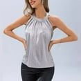 thumbnail image 3 of ZZwxWA Formal Tops for Women Evening V Neck Sleeveless Glitter Tank Stylish Comfy Cute Party Club Western Shirts for Ladies, 3 of 6