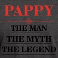 thumbnail image 3 of CafePress - Pappy – The Man The Myth The Legend T Shirt - Men's Classic Graphic Cotton T-Shirt, 3 of 4
