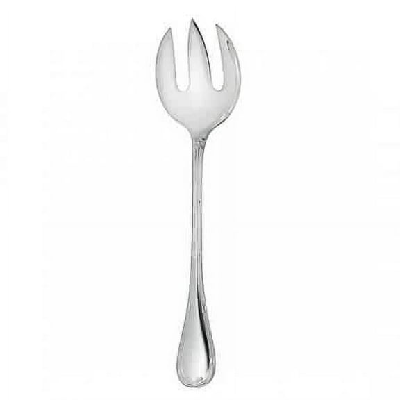 Christofle Silver Plated Rubans Salad Serving Fork 0024-083