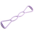 thumbnail image 3 of 1-3PC 4 Ring Adjustable Loop Resistance Bands for Working Out Walk at Home Figure 8 Resistance Bands Silicone 8 Shape Pull Rope with Non Handles for Women Men Fitness Yoga Pilates Home Gym, 3 of 9
