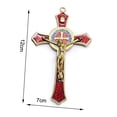 thumbnail image 5 of Crucifijo de pared Cruz,decoración de pared colgante figura de jesús, decoración cristo crucifijo casa stand,estatua de madera de pie oro católica cruces,Jesucristo Muro Crucifijo, 5 of 5
