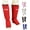 Red, variant on MRX BOXING & FITNESS Muay Thai Shin Guards Kick Boxing Leg & Foot Protector Pad MMA Shin Guard Extra Padding for Men or Women (White, L/XL)