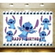 thumbnail image 4 of Cartoon Lilo&Stitch Theme Party Background Summer Girl Boy Birthday Party Decoration Supplie Photography Background Studio Props, 4 of 5