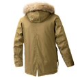 thumbnail image 4 of Winter Coat Warm Outdoor Casual Jacket With Belt Zip Front Closure Slim Fit Insulated Padded Quilted Side Pockets For Cold Weather, 4 of 4