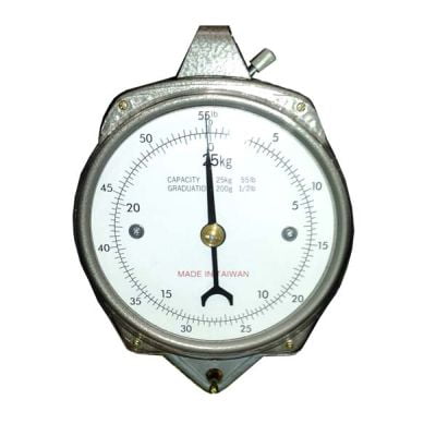 ACCUZEN 50 lb / 22 Kg AZDH50 Mechanical Hanging Dial Scale