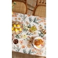 thumbnail image 5 of Fall Floral Linen Tablecloth for Rectangle Tables,French Rustic Table Cloth with Colorful Flowers Pattern,Farmhouse Decor for Kitchen Parties Thanksgiving Christmas New Year,60"*79", 5 of 6
