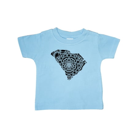 

Inktastic South Carolina Silhouette Mandala Gift Baby Boy or Baby Girl T-Shirt